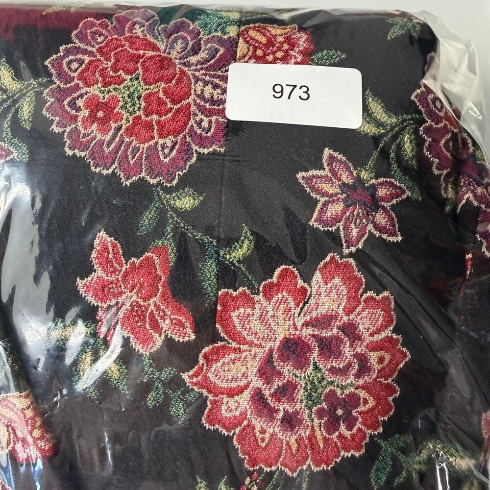 ASOS DESIGN slim suit in floral embroidery with taping Sz 42 - Picture 12 of 12
